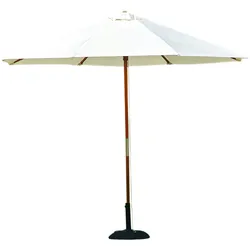 Resol garbar M2 Regenschirm Outdoor Ø300 Elfenbein (Schirmständer nicht enthalten)