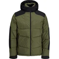 JACK & JONES Jacke Otis Puffer Übergangsjacke mit Kapuze