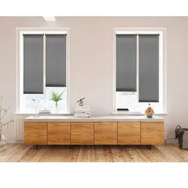 Stor Planet Rollo-Jalousie 120 x 180 cm Grau
