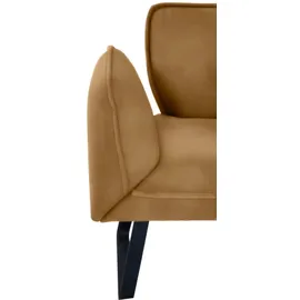 K+W Komfort & Wohnen Eckbank K+W KOMFORT & WOHNEN "Drive", gelb (curcuma 71), H:91cm T:68cm, Sitzbänke, Eckbank, mit Seitenteilverstellung am langem Schenkel zur Sitzplatzerweiterung