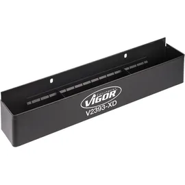 VIGOR Dosenhalter Metall 512 mm x 90 mm schwarz