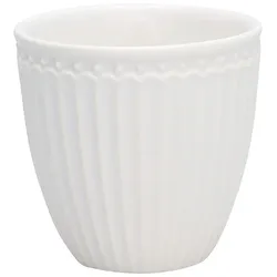 GreenGate Kleine Latte Tasse Alice, white