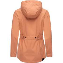 Ragwear leichte Damen Übergangsjacke mit Kapuze Margge Shell YOUMODO Peach Gr. XS (34), orange (pfirsich), Obermaterial: 100% Polyester.