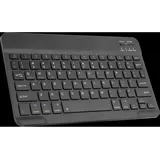 Cazy Tastatur Hülle Kompatibel mit Samsung Galaxy Tab S9+ / S9 FE+ - Schutz Etui mit magnetisch (Eng. Int., Galaxy Tab S9+, Samsung Galaxy Tab S10+), Tablet Tastatur, Schwarz
