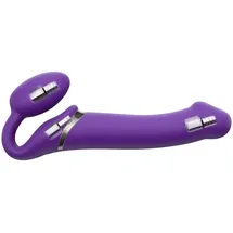 Strap-On-Me Strap-on-me, Vibrating Bendable Strap-on - Size M, 34 cm,