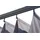 Habitat et Jardin Anbaupergola mit ausziehbarem Dach - 3 x 4 m - Anthrazitgrau - Grau