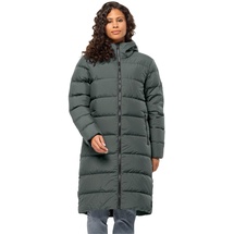 Jack Wolfskin Frozen Palace Coat W Daunenparka, Slate Green, L