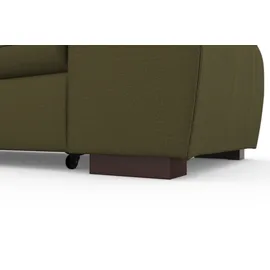 sit&more Eckcouch Mikrofaser 2-Sitzer Grün