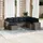 vidaXL Gartensofa-Set 7-tlg. grau Polyrattan