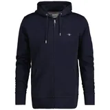 GANT Reg Shield Reißverschlusspullover Evening Blue L