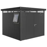 Biohort Gartenhaus HighLine 2,75 x 2,35 m Dunkelgrau-Metallic