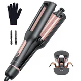 bestope mix 4 In 1 Einstellbar Welleneisen 22/25/32/38mm pink/schwarz
