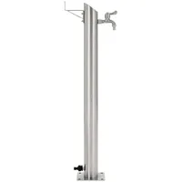 VidaXL Garten-Wassersäule Edelstahl Rund 95 cm