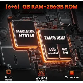 Cubot Kingkong 8 6 GB RAM 256 GB Rot