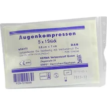 KERMA Verbandstoff GmbH Augenkompressen 5,8 x 7 cm