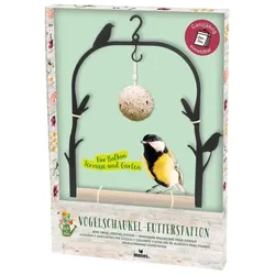 Moses Blatt & Blüte Vogelschaukel Futterstation