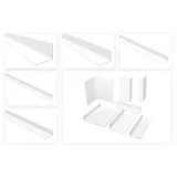 HEXIM Winkelprofil ungleichschenklig weiß 100 x 60 mm
