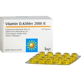 Köhler Pharma GmbH Vitamin D3 Köhler 2.000 IE Kapseln 120 St.