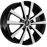 itWHEELS Alice 7 x 17 5 x 108 ET45 Schwarz Poliert