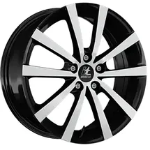 itWHEELS Alice 7 x 17 5 x 108 ET45 Schwarz Poliert