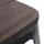 Mendler Barhocker HWC-A73 4er Set Holz-Sitzfläche Metall inkl. Lehne schwarz