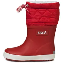 Aigle Giboulee 2 Gummistiefel Rot/Weiß 19
