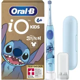 Oral-B iO Kids 6+ Disney Stitch blau + Reiseetui + Aufsteckbürsten-Etui