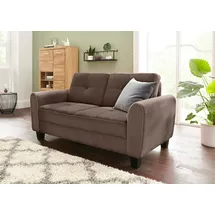 sit&more 2-Sitzer SIT & MORE "Varese", braun (schoko), B:174cm H:91cm T:90cm, Luxus-Microfaser ALTARA NUBUCK (100% Polyester);Luxus-Microfaser (100% Polyester), Sofas, inklusive Federkern