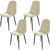 Hti-Living Stuhl Savannah PU Creme