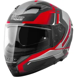 Germot GM 350 Helm matt-schwarz-rot - M (57/58)