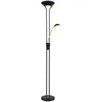 GLOBO Leonas Stehleuchte Metall Schwarz Matt, Led