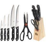 Neuetischkultur Messer-Set 7-teilig im Holzblock