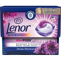 Lenor Waschmittel Allin1 PODS® Amethyst Blütentraum für 14 Waschladungen Mit Ultra Reinigungskraft Und Lang Anhaltender Frische