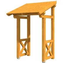 SKANHOLZ Vordach Potsdam 4 176 x 156 cm eiche hell