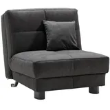 ell+ell Schlafsessel Tilda Microvelour Schwarz PG30
