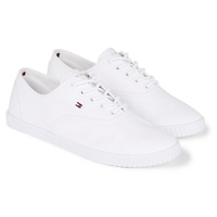 Tommy Hilfiger Canvas Lace Up Trainers rot