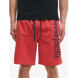Ocean Pacific Badeshorts Buggerru Rot/Weiß S