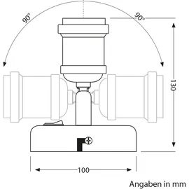 ledscom.de Wandleuchte RETRA, Schalter, bronze matt, rund, 1x E27 max. 60W