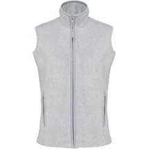 Kariban Damen Microfleece Gilet 'Melodie' Bodywarmer K906 ash heather 4XL