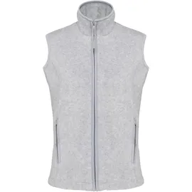 Kariban Damen Microfleece Gilet 'Melodie' Bodywarmer K906 ash heather 4XL