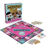 Hasbro Monopoly E7572100 Monopoly Spiel: L.O.L. Surprise Brettspiel für Kinder ab 8 Jahren