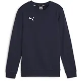 Puma teamGOAL Casuals Crew Neck Sweatshirt Jungen 06 navy/white 152