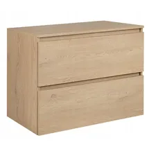 Rodan Waschbeckenunterschrank 80 x 62 x 46 cm Eiche Hell