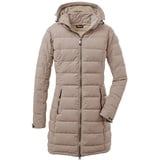 KILLTEC Gw Wmn Qltd Prk Funktionsparka/Steppparka Mit Abzippbarer Hellbeige 38 EU