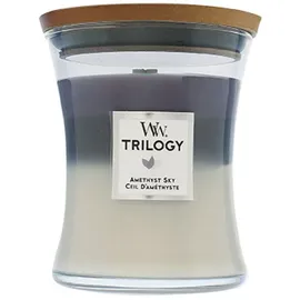 Woodwick Amethyst Sky Duftkerze 275 g lila