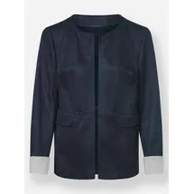 Witt Weiden Lederimitat-Blazer in marine | Gr.: 42