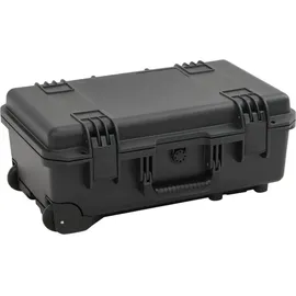 vidaXL Koffer für Flugreise Tragbar Schwarz 55x35x22,5 cm PP