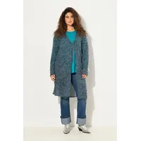 Ulla Popken Strickjacke in petrol | 46-48