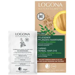 LOGONA Pflanzen-Haarfarbe Pulver Goldblond 100 ml