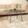 Home Deluxe Couchtisch Rund Novara Schwarz Eiche 88 x 47 cm